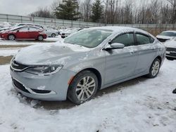 Chrysler 200 salvage cars for sale: 2015 Chrysler 200 Limited