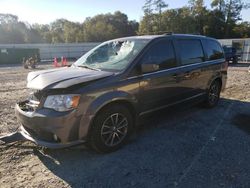 Salvage cars for sale at Augusta, GA auction: 2017 Dodge Grand Caravan SXT