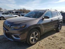 Salvage cars for sale at Hillsborough, NJ auction: 2021 Jeep Cherokee Limited