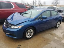 Honda salvage cars for sale: 2015 Honda Civic LX