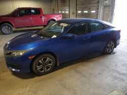 Salvage cars for sale at Franklin, WI auction: 2017 Honda Civic LX