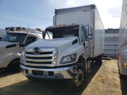 Salvage trucks for sale at Sacramento, CA auction: 2020 Hino 258 268