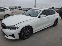 Salvage cars for sale at Grand Prairie, TX auction: 2020 BMW 330I