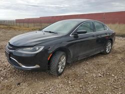 Vehiculos salvage en venta de Copart Rapid City, SD: 2015 Chrysler 200 Limited