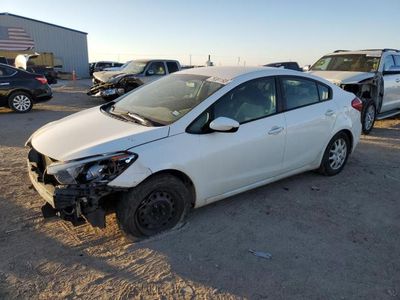 Salvage cars for sale from Copart Amarillo, TX: 2016 KIA Forte LX