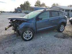 Salvage cars for sale at Prairie Grove, AR auction: 2018 Ford Escape SEL