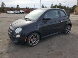 Salvage cars for sale from Copart Gaston, SC: 2015 Fiat 500 Sport