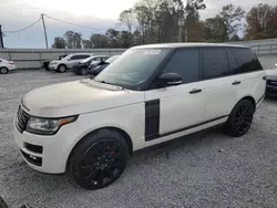 Salvage cars for sale at Gastonia, NC auction: 2014 Land Rover Range Rover Supercharged