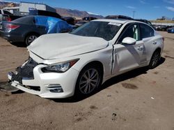 Salvage cars for sale from Copart Colorado Springs, CO: 2016 Infiniti Q50 Base