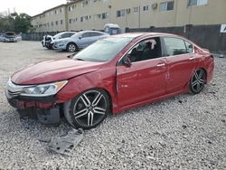 Salvage cars for sale at Opa Locka, FL auction: 2017 Honda Accord Sport Special Edition