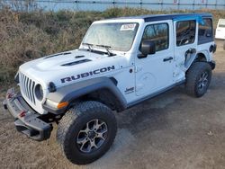 Salvage cars for sale at Davison, MI auction: 2020 Jeep Wrangler Unlimited Rubicon