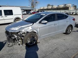 Salvage cars for sale from Copart Tulsa, OK: 2018 Hyundai Elantra SEL