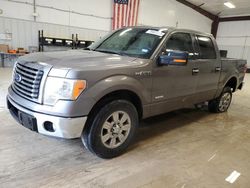 Ford f150 Supercrew salvage cars for sale: 2012 Ford F150 Supercrew