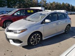Salvage cars for sale from Copart Eldridge, IA: 2017 Toyota Corolla IM