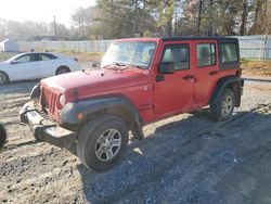 Jeep Wrangler Unlimited Sport salvage cars for sale: 2015 Jeep Wrangler Unlimited Sport