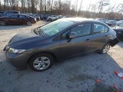 Honda Civic salvage cars for sale: 2013 Honda Civic LX