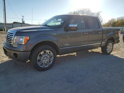 Salvage cars for sale from Copart Oklahoma City, OK: 2012 Ford F150 Supercrew