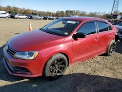 Vehiculos salvage en venta de Copart Windsor, NJ: 2016 Volkswagen Jetta S