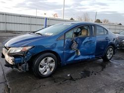 Salvage cars for sale at Littleton, CO auction: 2015 Honda Civic LX