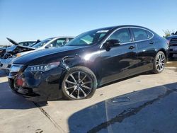 Salvage cars for sale at Grand Prairie, TX auction: 2015 Acura TLX