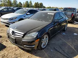 Salvage cars for sale from Copart Bridgeton, MO: 2013 Mercedes-Benz C 300 4matic
