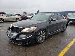 Salvage cars for sale at Woodhaven, MI auction: 2012 Hyundai Genesis 5.0L