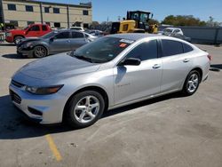 Chevrolet Malibu LS salvage cars for sale: 2018 Chevrolet Malibu LS