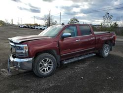 Salvage cars for sale from Copart Montreal Est, QC: 2016 Chevrolet Silverado K1500 LTZ