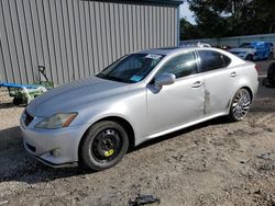 Salvage cars for sale from Copart Midway, FL: 2008 Lexus IS 250