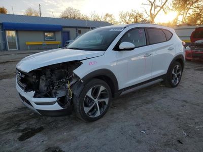 Salvage cars for sale from Copart Wichita, KS: 2017 Hyundai Tucson Limited