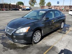 Nissan Sentra S Vehiculos salvage en venta: 2015 Nissan Sentra S