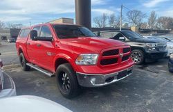 Salvage cars for sale from Copart Wheeling, IL: 2015 Dodge RAM 1500 SLT
