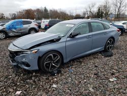 Honda Accord salvage cars for sale: 2022 Honda Accord Sport SE