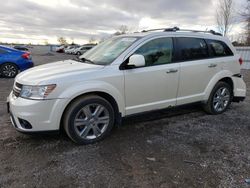 Salvage cars for sale from Copart Ontario Auction, ON: 2013 Dodge Journey R/T