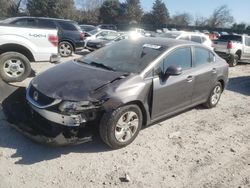 Honda Civic salvage cars for sale: 2013 Honda Civic LX