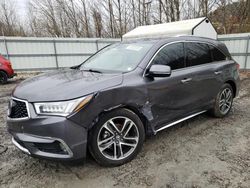 Salvage cars for sale from Copart Hurricane, WV: 2017 Acura MDX Advance