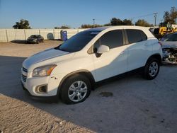 Salvage cars for sale at Oklahoma City, OK auction: 2015 Chevrolet Trax LS