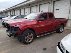 Salvage cars for sale from Copart Louisville, KY: 2012 Dodge RAM 1500 ST
