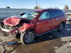 Salvage cars for sale at Littleton, CO auction: 2014 Nissan Pathfinder S