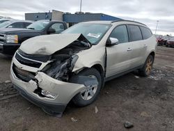 Salvage cars for sale at Woodhaven, MI auction: 2011 Chevrolet Traverse LT