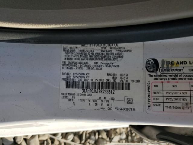 2011 Ford Fusion SEL