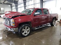 Chevrolet Silverado k1500 lt salvage cars for sale: 2014 Chevrolet Silverado K1500 LT