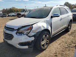 Salvage cars for sale from Copart Hillsborough, NJ: 2017 Chevrolet Equinox Premier