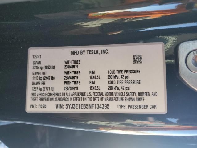 2022 Tesla Model 3