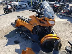 Salvage motorcycles for sale at Riverview, FL auction: 2014 Can-Am Spyder Roadster RT