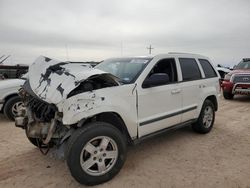 Salvage cars for sale at Andrews, TX auction: 2007 Jeep Grand Cherokee Laredo
