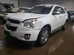 Salvage cars for sale at Elgin, IL auction: 2015 Chevrolet Equinox LT