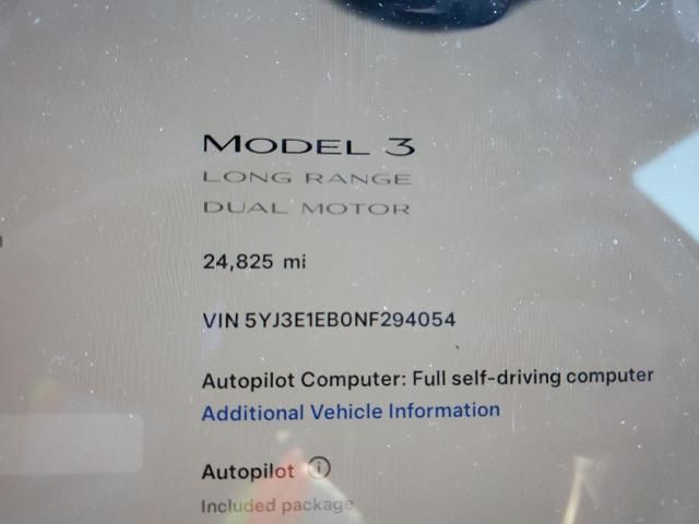 2022 Tesla Model 3