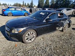 Mercedes-Benz C300 salvage cars for sale: 2017 Mercedes-Benz C300