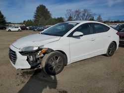 Carros salvage a la venta en subasta: 2018 Hyundai Elantra SEL